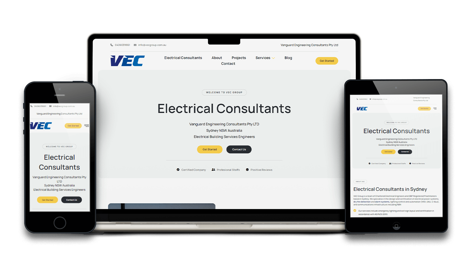 تصميم مواقع لشركات المقولات