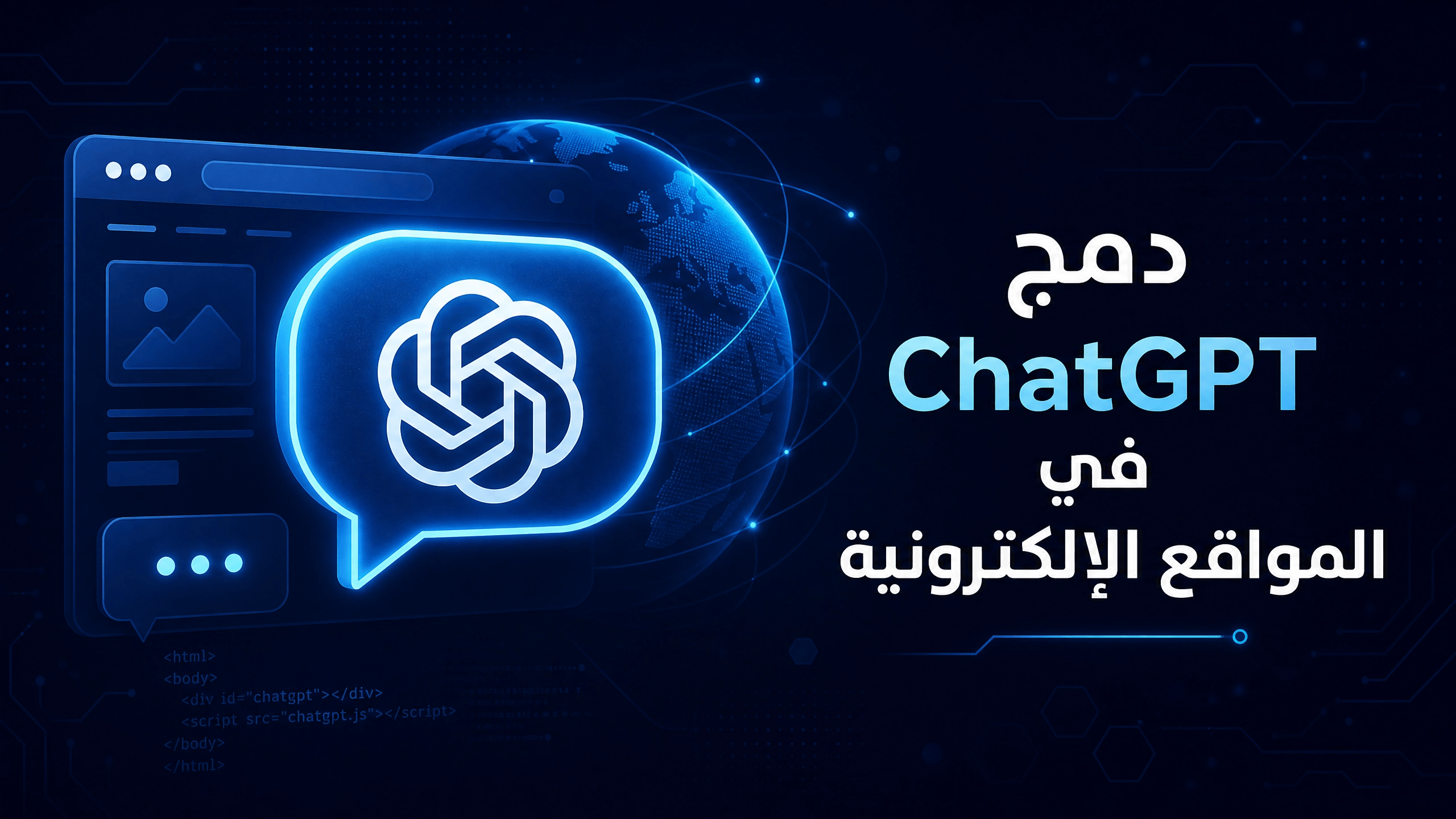 دمج ChatGPT في المواقع الإلكترونية