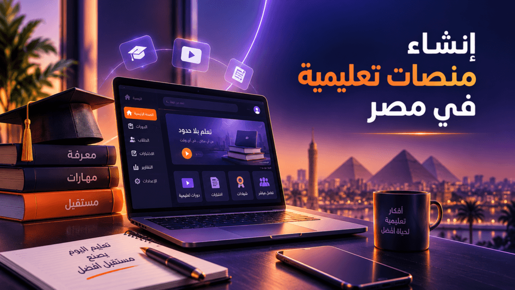 إنشاء منصات تعليمية في مصر